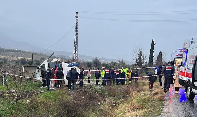 Mesaiye giden memurlar üzüm bağına uçtu; 25 yaralı
