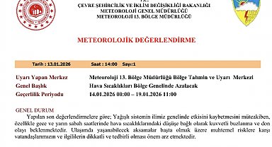Meteorolojiden 5 il için buzlanma ve don uyarısı