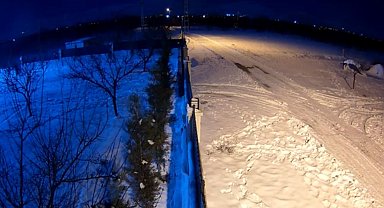 Meteorun düşme anı kamerada