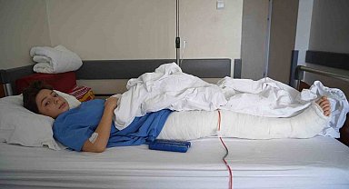 Minik Aytuna'nın kayak keyfi kabusa döndü: Pistte çarpıp kaçtılar, kalçası kırıldı