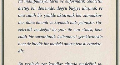 MİT Başkanı Kalın'dan 10 Ocak Çalışan Gazeteciler Günü mesajı