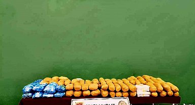 MSB, Van'da yürütülen operasyonlarda 50 kilogram 930 gram uyuşturucu madde ele geçirildiğini duyurdu