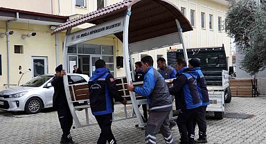 Muğla Büyükşehir'den Seydikemer Kumluova'da yaşanan afet sonrası inceleme