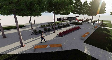 Muğlaspor Parkı'nda yenileme çalışması başladı