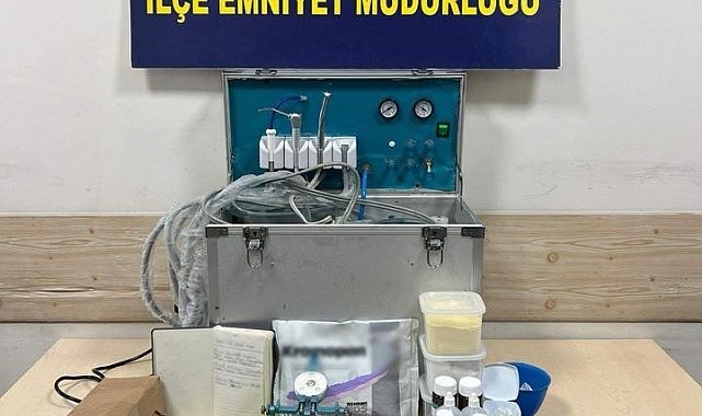 Muş'ta evini kliniğe dönüştüren sahte dişçi yakalandı