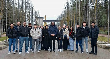 MYO öğrencileri BŞEÜ Merkez Kampüsü gezdi