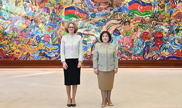 NATO Genel Sekreter Yardımcısı Shekerinska, Azerbaycan Milli Meclis Başkanı Gafarova ile bir araya geldi