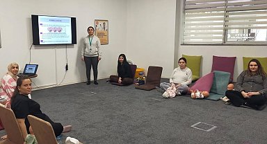 Nazilli'de gebe okulunda eğitimler sürüyor