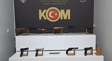 Niğde'de yasa dışı silahlanmaya yönelik operasyon: 1 tutuklama