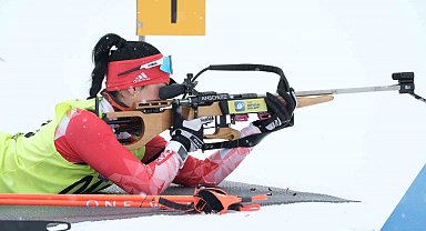 Niğdeli sporcu, milli kayakçı Ebru Tuncer Erzurum'daki yarışı zirvede tamamladı