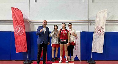 Okul sporları Kick-Boks müsabakaları Germencik'te gerçekleştirildi