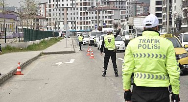 Ordu'da bir haftada yaklaşık 12 bin araç ve sürücüsü denetlendi