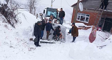 Ordu'da karla mücadele sürüyor