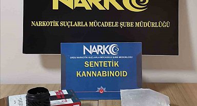 Ordu'da otobüsteki yolcunun üzerinde uyuşturucu madde ele geçirildi: 1 tutuklu