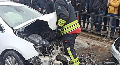 Ordu'da otomobiller çarpıştı: 3'ü ağır 5 yaralı
