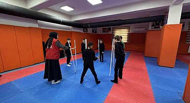 Ortaokul öğrencileri gönüllerince eğlendi