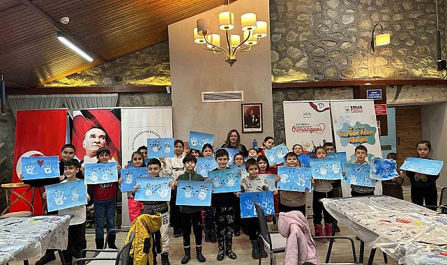 Osmangazi'de çocuklar kış neşesiyle buluştu