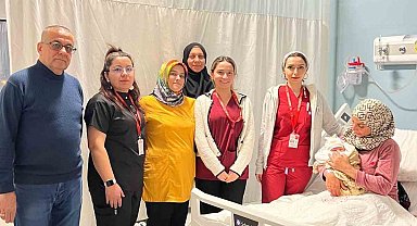 Osmaniye'de 2026 yılının ilk bebeği dünyaya geldi