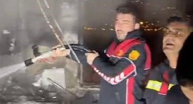 Osmaniye'de müstakil evde çıkan yangın söndürüldü