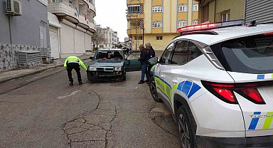 Otomobille motosiklet çarpıştı: 2 yaralı