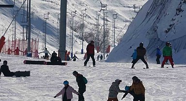 Palandöken'de kayak coşkusu