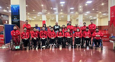 Paralimpik Masa Tenisi Milli Takımı Antalya'da kampa girdi