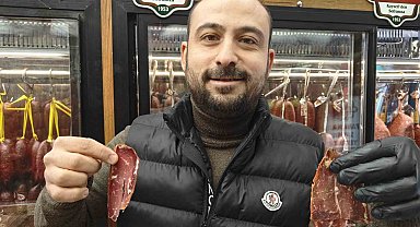 Pastırmanın kilosu raflarda 2 bin TL