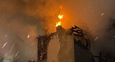 Polisin dikkati ahır ve evi yanmaktan kurtardı