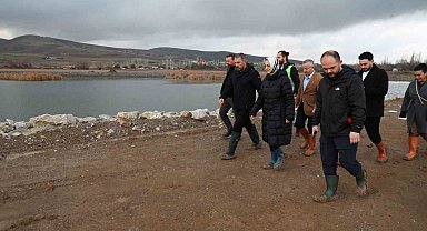 Pursaklar Belediyesi Gümüşoluk Göleti'nin çalışmalarına devam ediyor