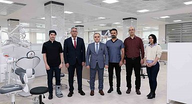 Rektör Altun, Yeni Diş Hastanesi Binası'nı inceledi