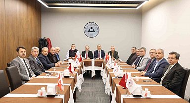 Rektör Altun'dan KAYSO yönetimine 'bilgilendirme toplantısı'