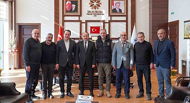 Rektör Çakmak, DAGC ve DGF yönetimini kabul etti