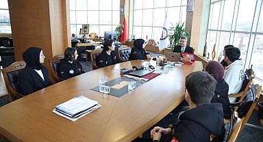 Rektör Kızıltoprak, DUSCART Öğrenci Takımını ağırladı