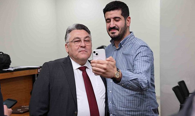 Rektör Özölçer'den final haftasında öğrencilere moral ziyareti