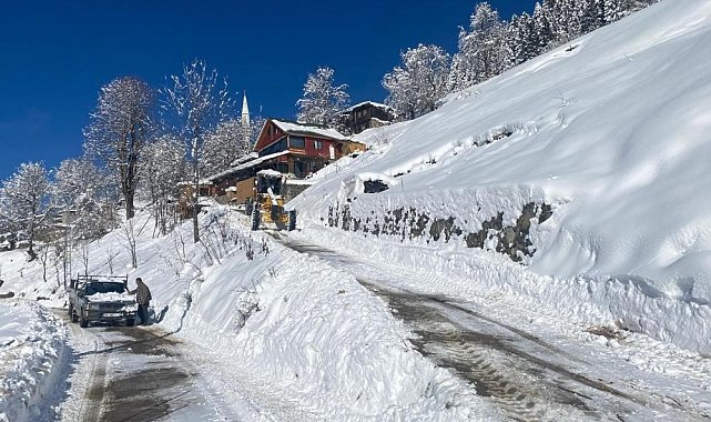 Rize'de 131 köy yolu ulaşıma açıldı