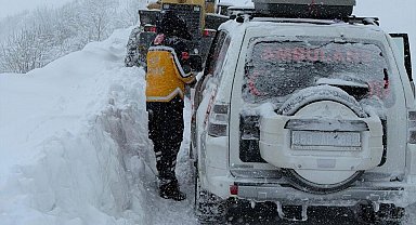 Rize'de kar nedeniyle 31 köy yolu ulaşıma kapandı
