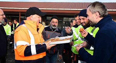 Saha kahramanlarına tatlı sürpriz