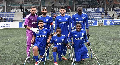 Şahinbey Ampute'den farklı galibiyet 7-0