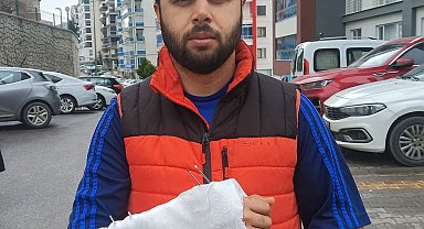 Sahipsiz köpeklerin saldırısından kaçmak isterken bileği kırıldı