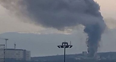 Sakarya Şehir Hastanesi inşaatında yangın