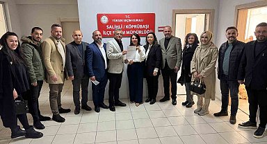 Salihli Esnaf Odası'nda yeni dönem: Emre Demir göreve başladı