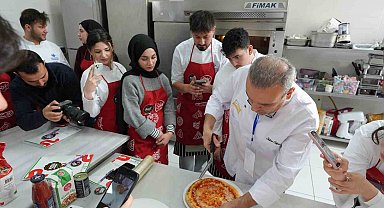 Şampiyon şeften uygulamalı pizza eğitimi