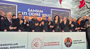 Samsun Batı Çevre Yolu'nun temeli atıldı