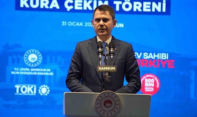 Samsun'da "Ev Sahibi Türkiye" Kura Çekim Töreni