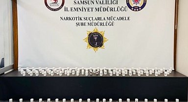 Samsun'da uyuşturucu hap ele geçirildi: 4 gözaltı