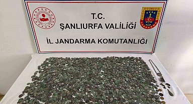 Şanlıurfa'da 2 bin 644 adet gümüş ve bronz sikke ele geçti