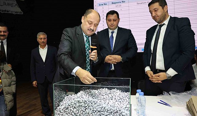 Şanlıurfa'da 90 personel alımı için kura çekimi yapıldı