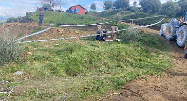 Şarampole devrilen traktör sürücüsü hayatını kaybetti