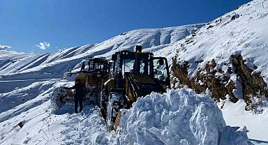 Sason'da 392 kilometrelik yol ağı kardan temizlendi