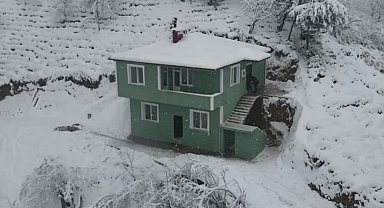 Şehit ailesi harabe köy evinden kurtuldu, yeni yuvalarına kavuştu